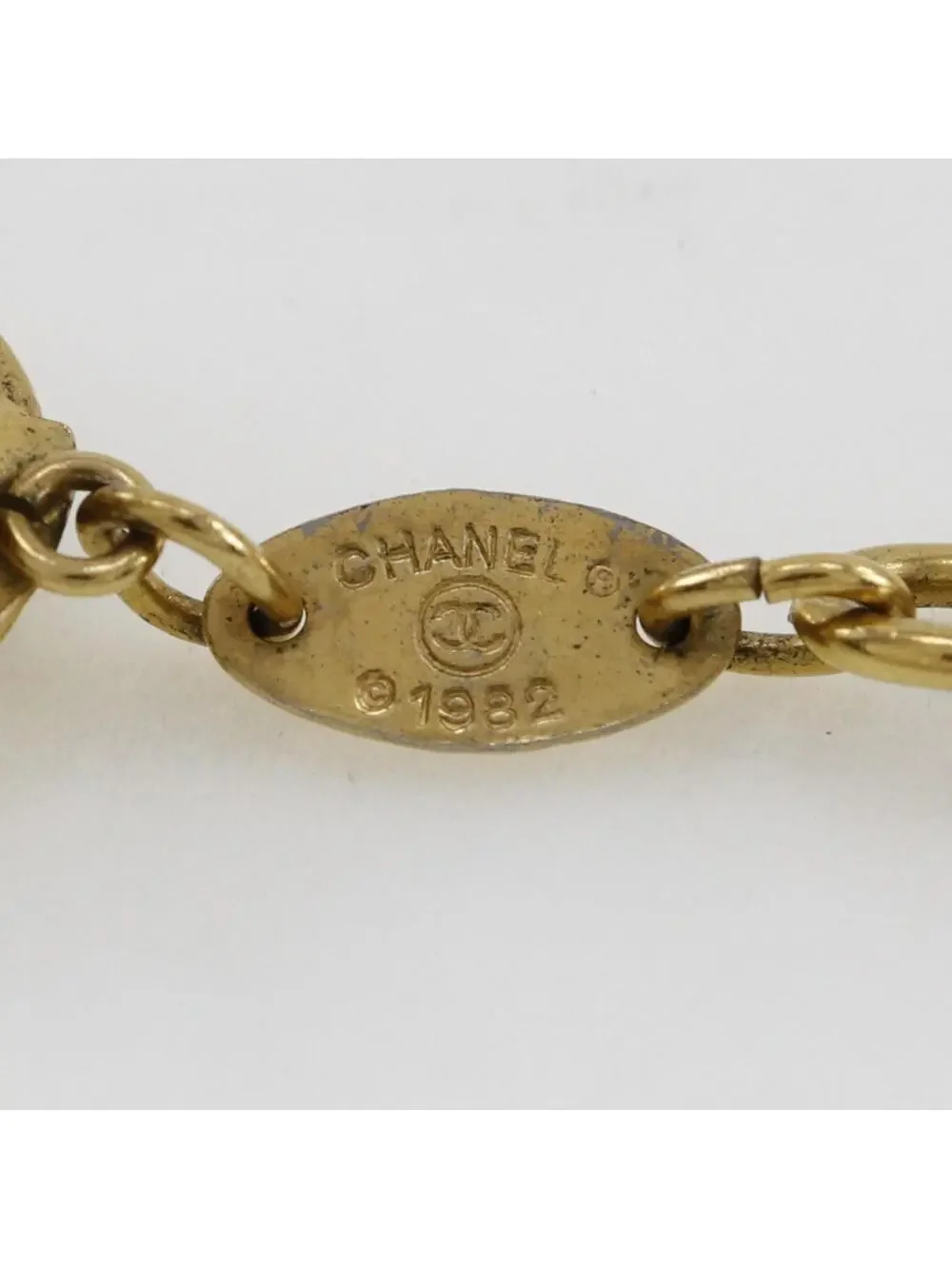 Chanel Pendant Necklace Gold Long Chain #228797C10B